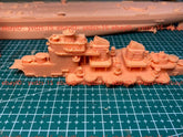 3d Printed 1/700 Soviet Kremlin Battleship(full Hull/waterline)